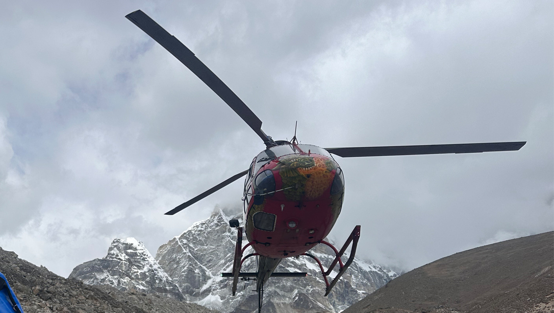 Helicopter to Lukla and fly to Kathmandu
