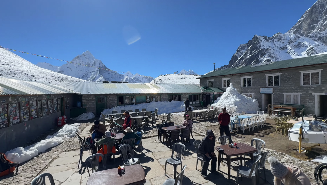 Cross Kongma La (5,535 m) to Lobuche